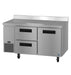 Hoshizaki Hoshizaki WLR60B-D2 60" Worktop Refrigerator – Side Mount, One Door & Two Drawers, Stainless Steel