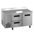 Hoshizaki Hoshizaki WLR60B-D2 60" Worktop Refrigerator – Side Mount, One Door & Two Drawers, Stainless Steel