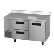 Hoshizaki Hoshizaki WLR60B-D2 60" Worktop Refrigerator – Side Mount, One Door & Two Drawers, Stainless Steel
