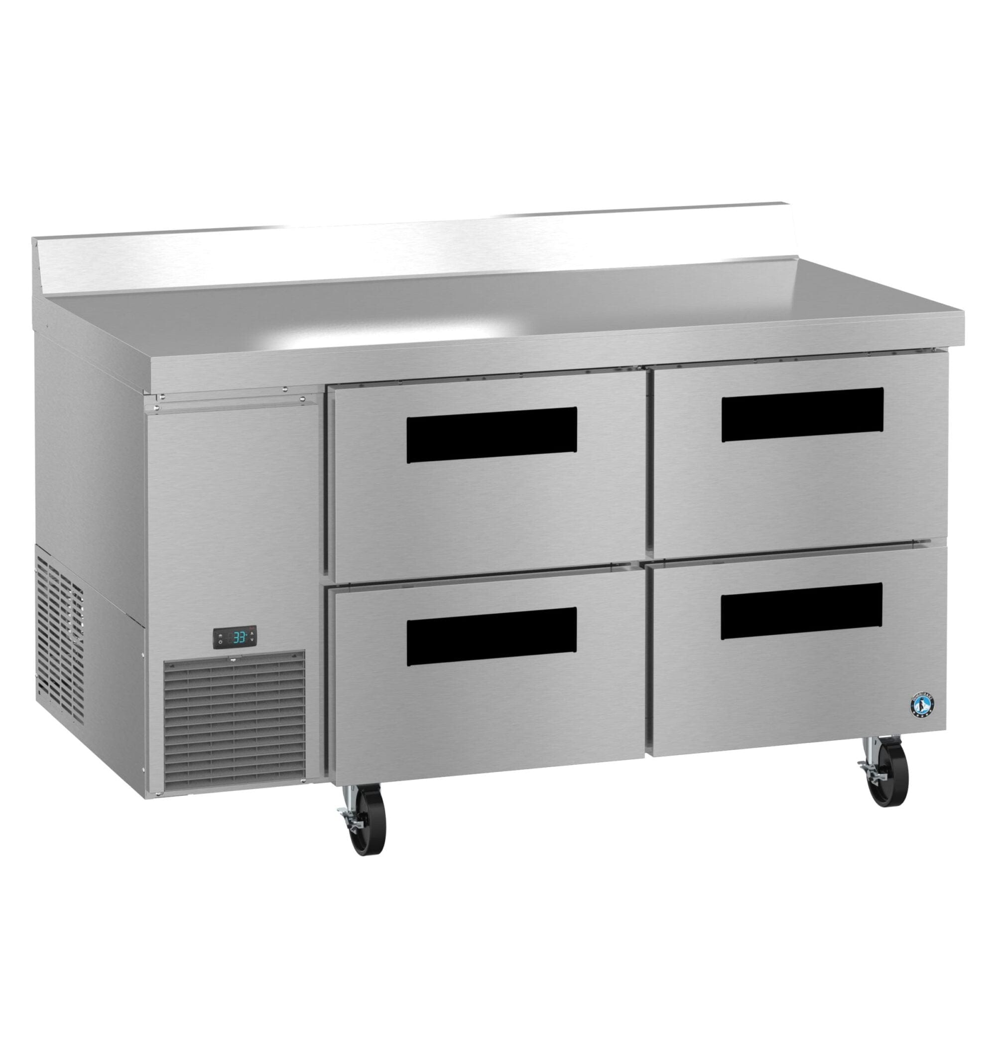Hoshizaki Hoshizaki WLR60B-D4 60" Worktop Refrigerator with Four Drawers – Side Mount, Stainless Steel, NSF Certified