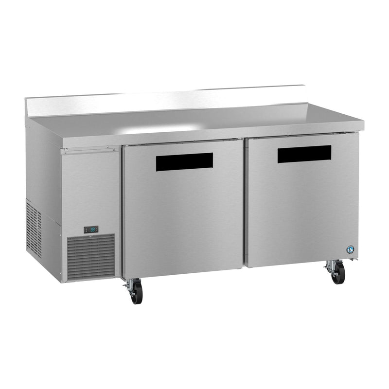 Hoshizaki Hoshizaki WLR67B 67" Worktop Refrigerator with Two Solid Doors – Side Mount, Stainless Steel, NSF Certified