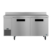 Hoshizaki Hoshizaki WLR67B 67" Worktop Refrigerator with Two Solid Doors – Side Mount, Stainless Steel, NSF Certified