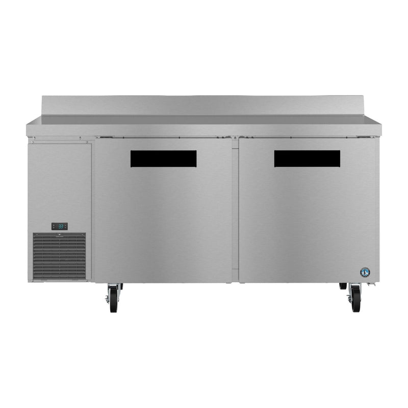 Hoshizaki Hoshizaki WLR67B 67" Worktop Refrigerator with Two Solid Doors – Side Mount, Stainless Steel, NSF Certified