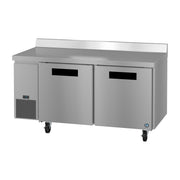 Hoshizaki Hoshizaki WLR67B 67" Worktop Refrigerator with Two Solid Doors – Side Mount, Stainless Steel, NSF Certified