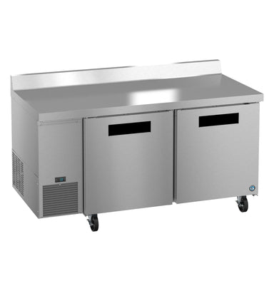 Hoshizaki Hoshizaki WLR67B 67" Worktop Refrigerator with Two Solid Doors – Side Mount, Stainless Steel, NSF Certified