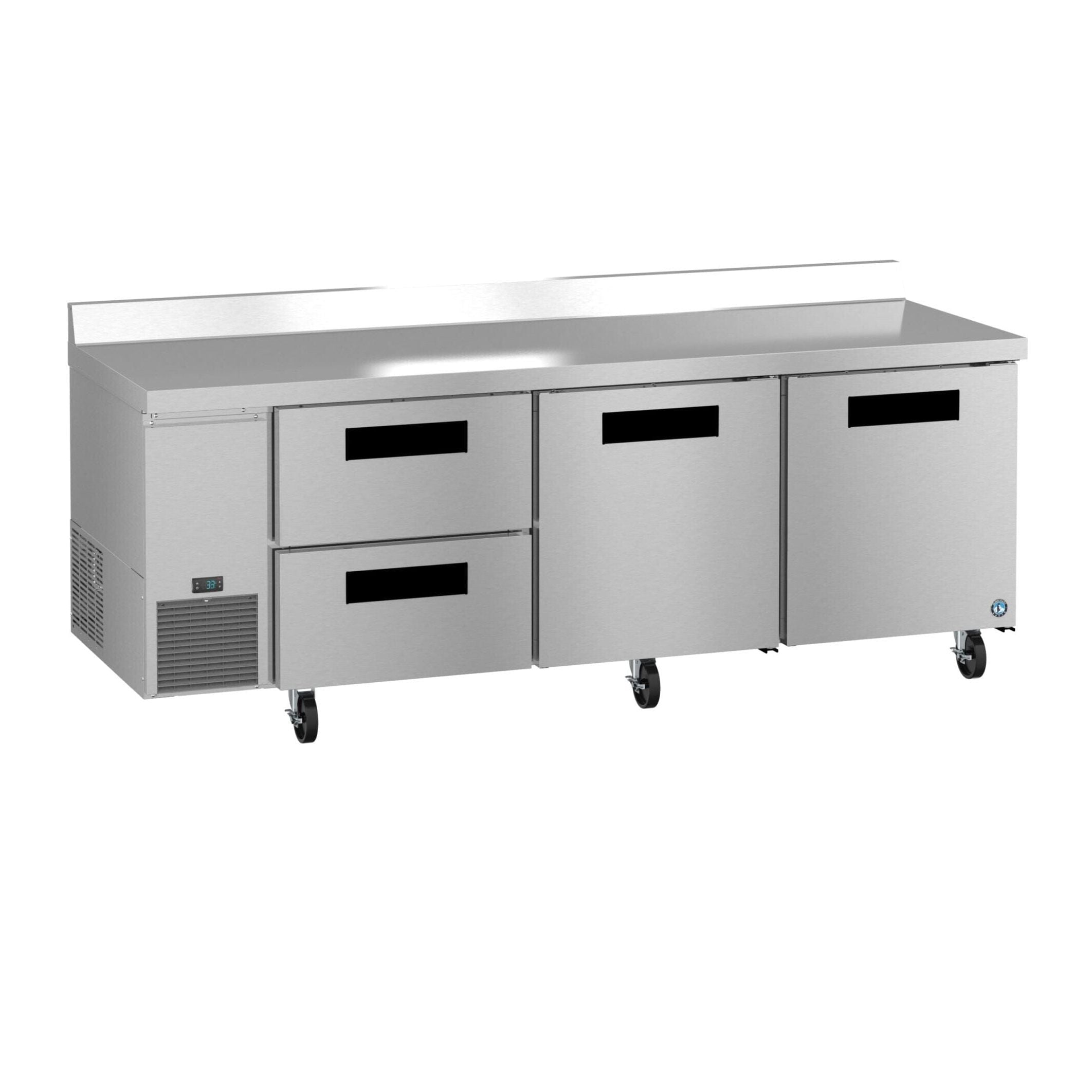 Hoshizaki Hoshizaki WLR93B-D2 Steelheart Series Worktop Refrigerator Reach-in Three-section