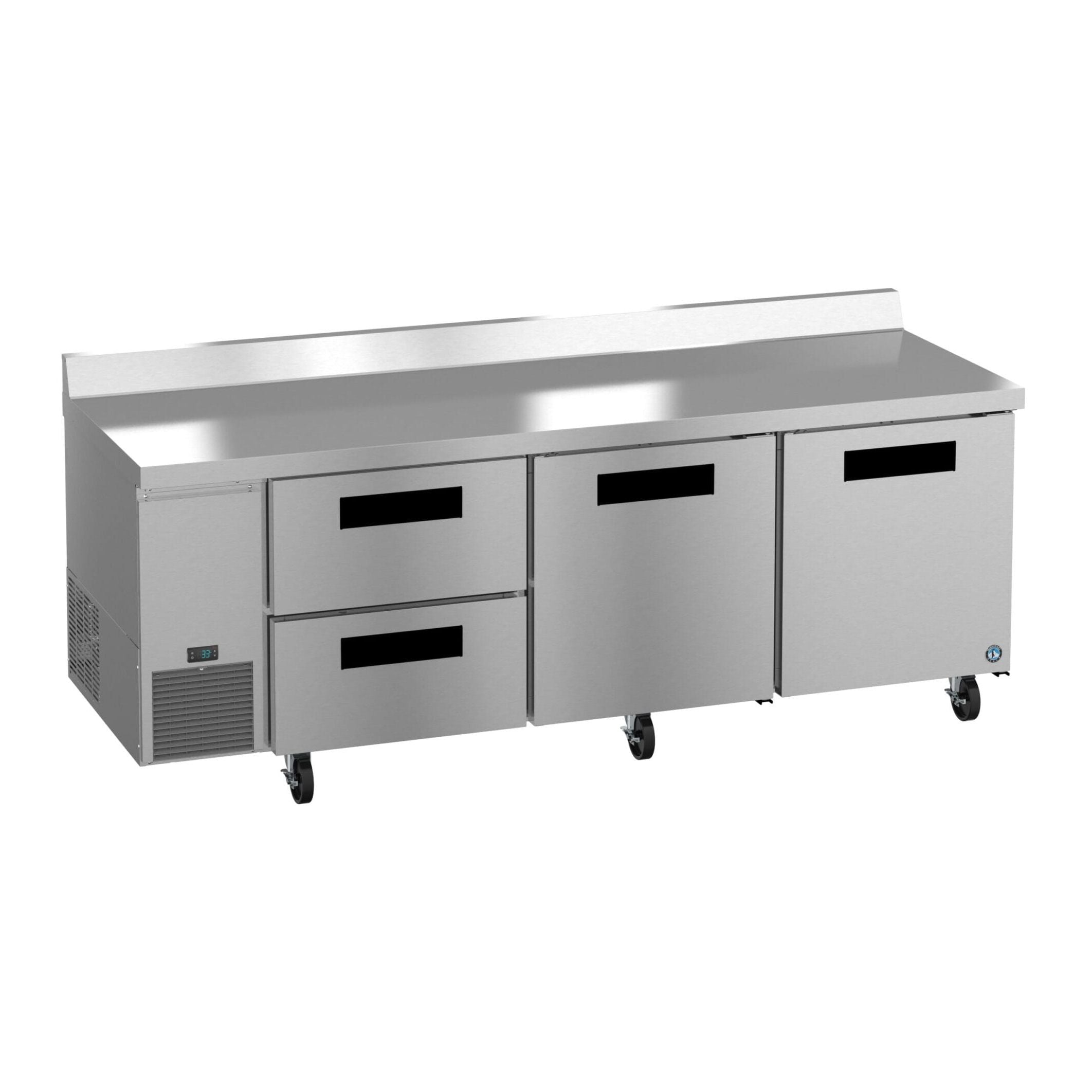 Hoshizaki Hoshizaki WLR93B-D2 Steelheart Series Worktop Refrigerator Reach-in Three-section