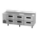 Hoshizaki Hoshizaki WLR93B-D6 Commercial Worktop Refrigerator – 93" Side-Mount, Six Drawers