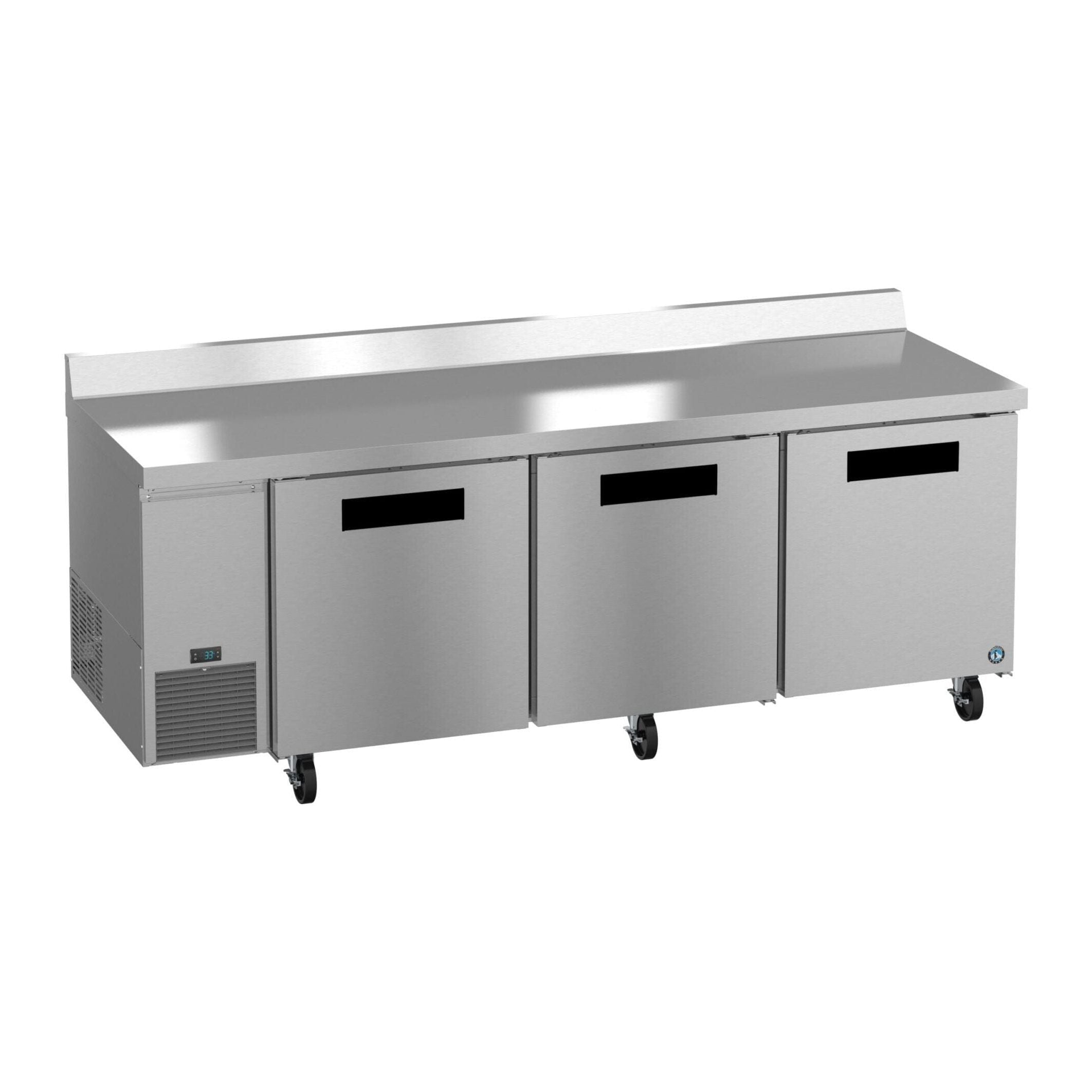 Hoshizaki Hoshizaki WLR93B Worktop Refrigerator – 93" Side-Mount, Three Doors