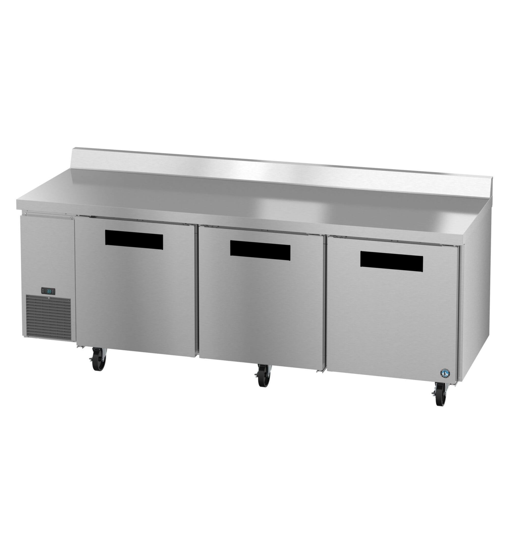 Hoshizaki Hoshizaki WLR93B Worktop Refrigerator – 93" Side-Mount, Three Doors