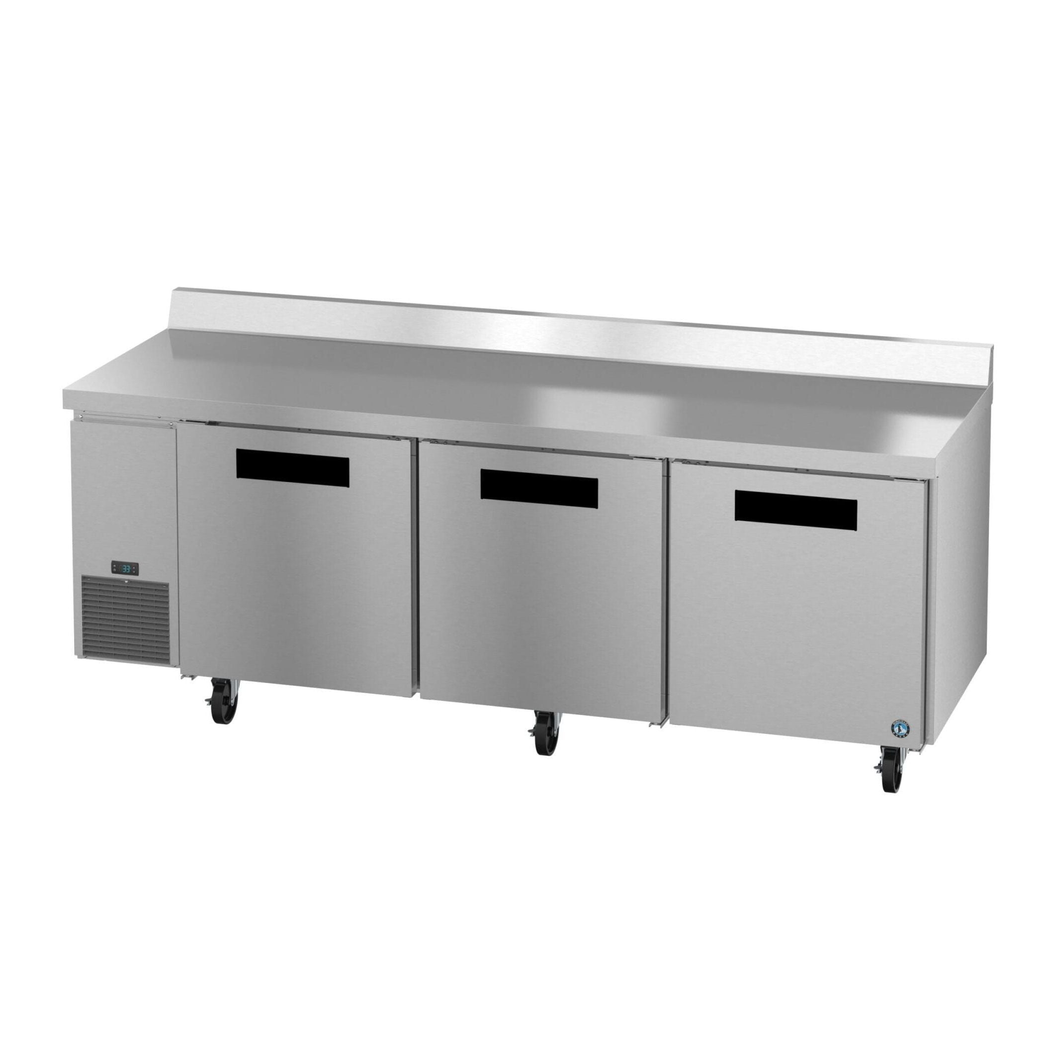 Hoshizaki Hoshizaki WLR93B Worktop Refrigerator – 93" Side-Mount, Three Doors